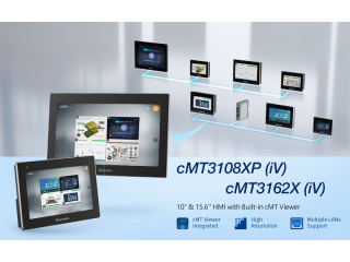 Новинки со встроенным cMT Viewer: cMT3108XP(iV) 10” и cMT3162X(iV) 15,6"