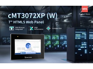 Новая 7" веб-панель от Weintek - cMT3072XP (W)