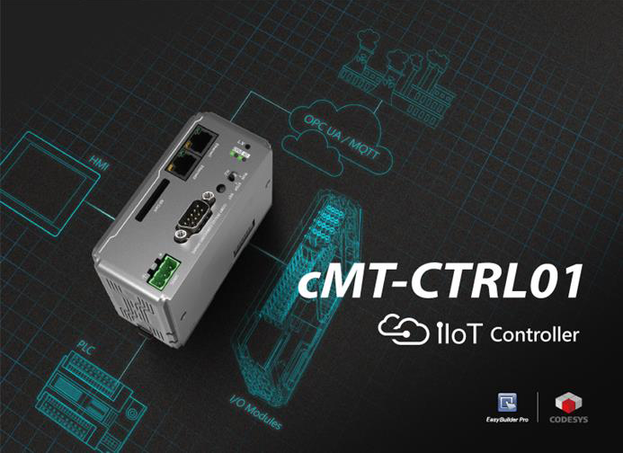 Weintek представляет новый продукт: ПЛК cMT-CTRL01 с CODESYS и шлюзом IIoT